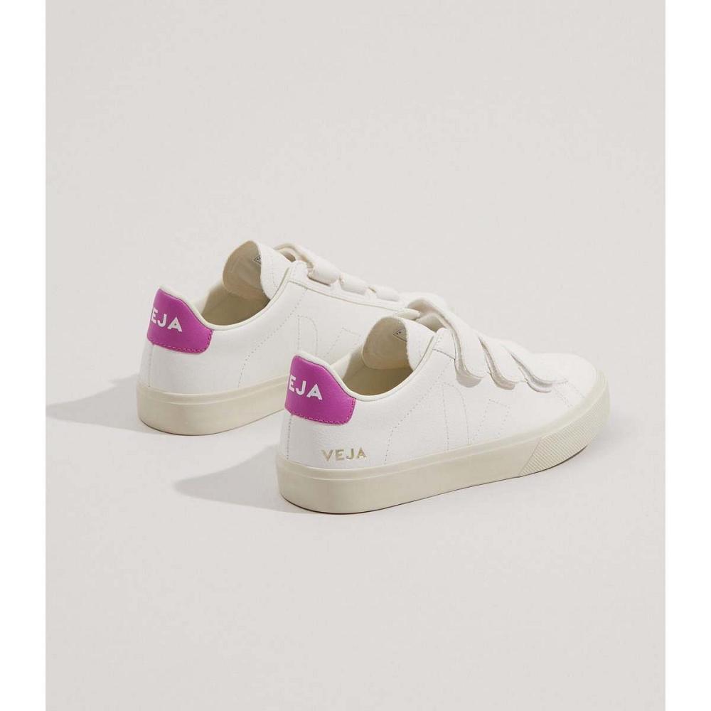 Αθλητικά Παπούτσια γυναικεια Veja RECIFE CHROMEFREE White/Purple | GR 624DFM